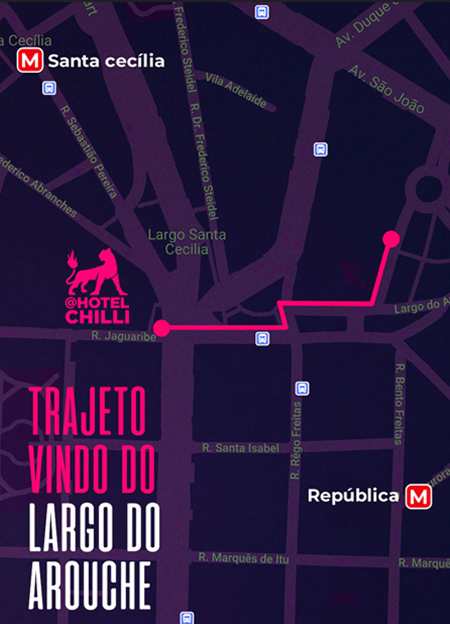 Trajeto - Largo do Araouche 1