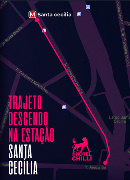 Trajeto - Santa Cecília 1
